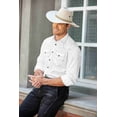 thumbnail image 3 of COOFANDY Mens Cowboy Western Shirt Button Up Vintage Rodeo Shirt with Pockets, 3 of 7