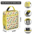thumbnail image 3 of Reusable Lunch Tote Bag – Watercolor Dinosaur Artwork, Colorful & Artistic Dino Design for Work, Picnic, or Travel, 3 of 6