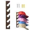 thumbnail image 3 of Pyaiiner Wooden Hat Rack Wall Baseball Cap Organizer Wooden Household Simple Hat Rack Suitable For Home Hat Hanging Storage, 3 of 7