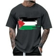 thumbnail image 2 of WAENQINLA Palestine Flag Graphic Shirt for Men Big and Tall Short Sleeve T-Shirt Summer Casual Crew Neck Classic Tees,S-6XL, 2 of 5