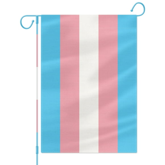 PTEROSAUR Straight Ally Pride Garden Flag, LGBTQ Straight Alliance Rainbow Flag, 12.5x18 in Double Sided Burlap, for House Yard Lawn Indoor Outdoor Decor Banner