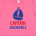 thumbnail image 4 of Inktastic Captain Adorable, Sailing Boat, Sailor, Sailing Boys Baby T-Shirt, 4 of 5