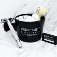 thumbnail image 4 of Taza de afeitar Parker Deluxe, gres, estilo boticario, color negro, 4 of 6