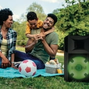 ION Power Glow 300 300-Watt Portable Bluetooth Party System Speaker with Lights, Microphone, and Stereo-Link