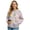 Pink-Floral, variant on DISNIMO Floral Printed Jackets for Women Trendy Sweatshirts Long Sleeve Outwear Fall Winter Clothes, S