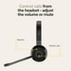 thumbnail image 3 of Auriculares inalámbricos de doble oreja Jabra Evolve 65 TE con soporte, 3 of 6