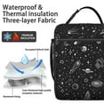 thumbnail image 2 of Nebula Rocket Space Lunch Box for Commuters, Insulated Cooler Tote - Leakproof Galaxy Design Lunch Bag with Planet Orbits, 2 of 6
