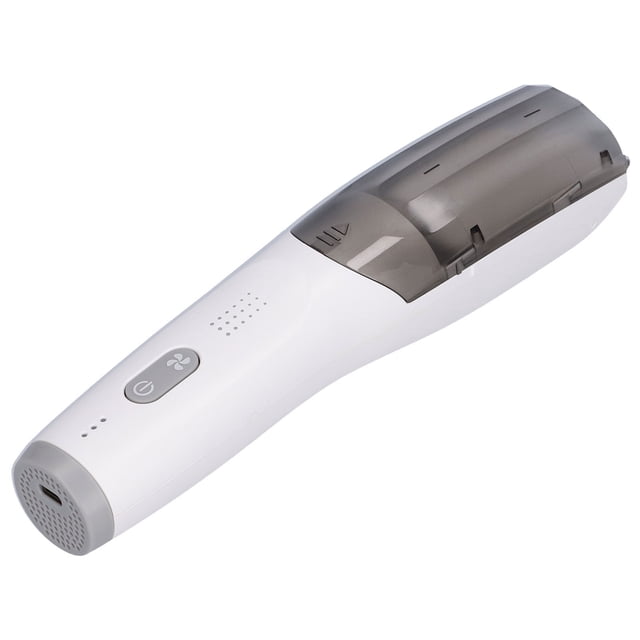 Cortadora de pelo de plástico, cortadora de pelo de bebé con succión automática, recargable, cortadora de pelo silenciosa, diseño elevado