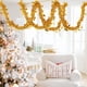 thumbnail image 5 of Guirnalda de árbol de Navidad dorada y plateada - Decoración metálica de 200 cm para bodas, fiestas, lugares, chimeneas y decoraciones navideñas, 5 of 6