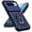 Navy Blue w/ Slide Camera 2nd gen. Military Grade, variant on for Google Pixel 9 Pro XL Case with Slide Camera Cover HD Screen Protector [Military Grade 16ft. Drop Tested] Magnetic Ring Holder Kickstand Protective Phone Case for Google Pixel 9 Pro XL, Silver