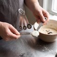 thumbnail image 5 of 5 Pcs Stainless Steel Measuring Spoons, Metal Teaspoon Kitchen Measure Set, 1/4tsp, 1/2tsp, 1tsp, 1/2tbsp, 1tbsp for Dry & Liquid Ingredients, 5 of 6