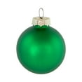 thumbnail image 5 of Northlight 2-Finish Christmas Glass Ball Ornaments - 1.75" (45mm) - Green - 10ct, 5 of 7