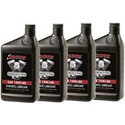 Klotz American V-Twin Synthetic Motorcycle Oil Lubricant 15W-60 for Yamaha, Victory, Indian Wet Clutch & Integrated Transmission Engine | KV-1560, 4 Quarts Pack