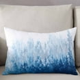 thumbnail image 3 of Blue Botanical Throw Pillow Cover 12 x 20 Inch Decorative Pillow Cover Spring Summer Farmhouse Retro Watercolor Lumbar Pillowcase Seasonal Rectangle Cushion Case for Couch Sofa Bed Living Room, 3 of 7