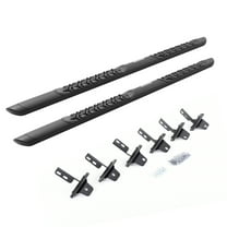 Go Rhino V3412974T V-Series V3 Aluminum Side Steps and Mounting Bracket Kit For Ford 21-24 Bronco (Sport Utility)