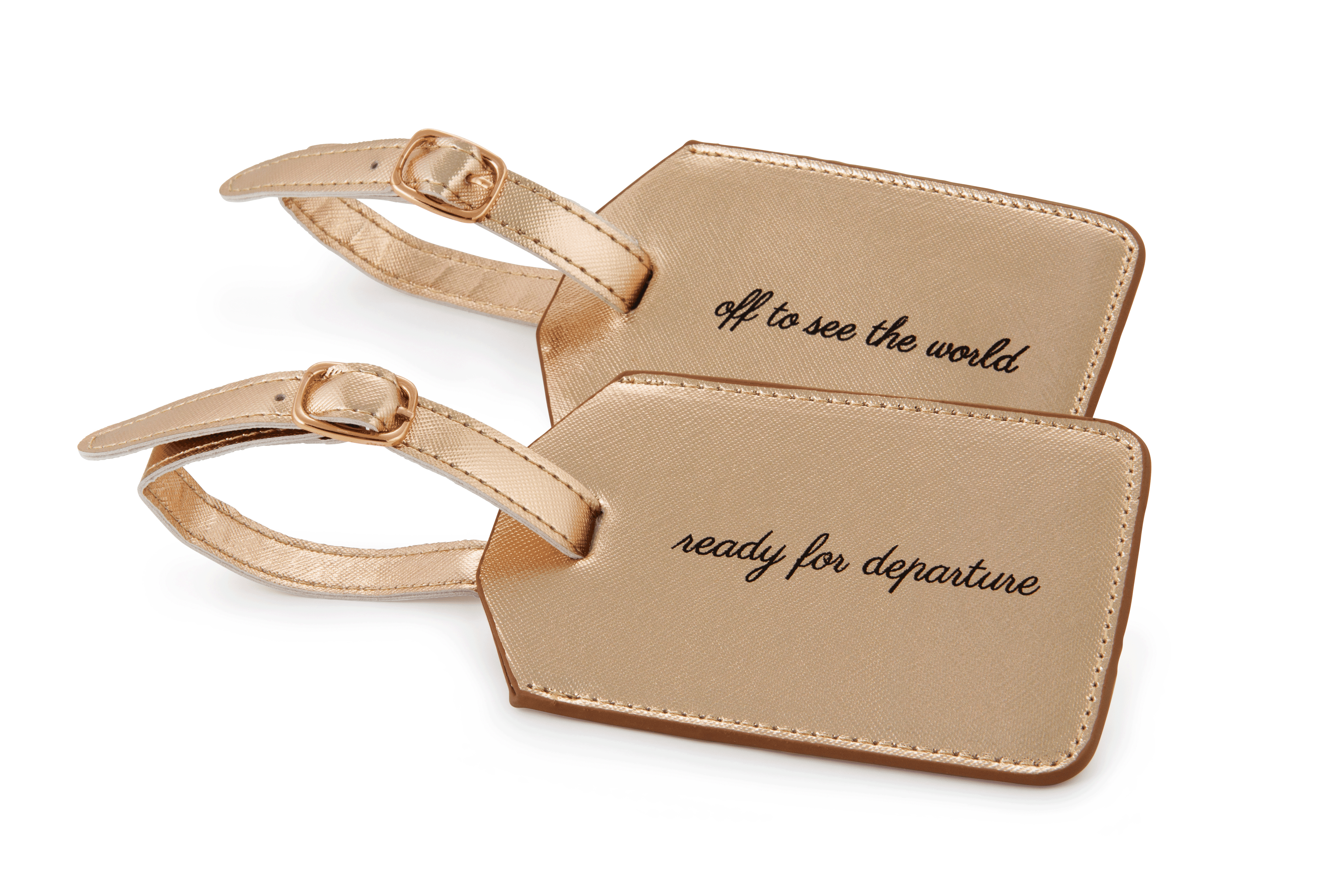 Gold Miamica Check-In Boarding Set