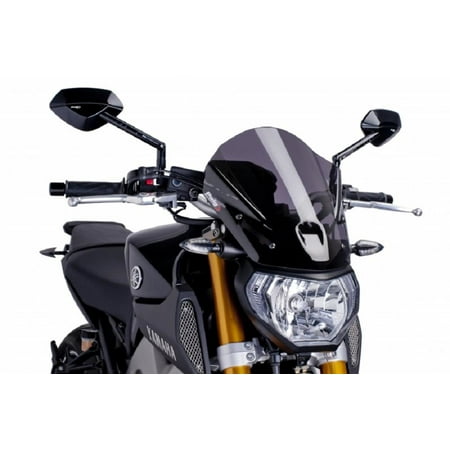 Puig Touring Windscreens - PUIG 6861F Naked New Generation Touring Windscreen - Dark Smoke