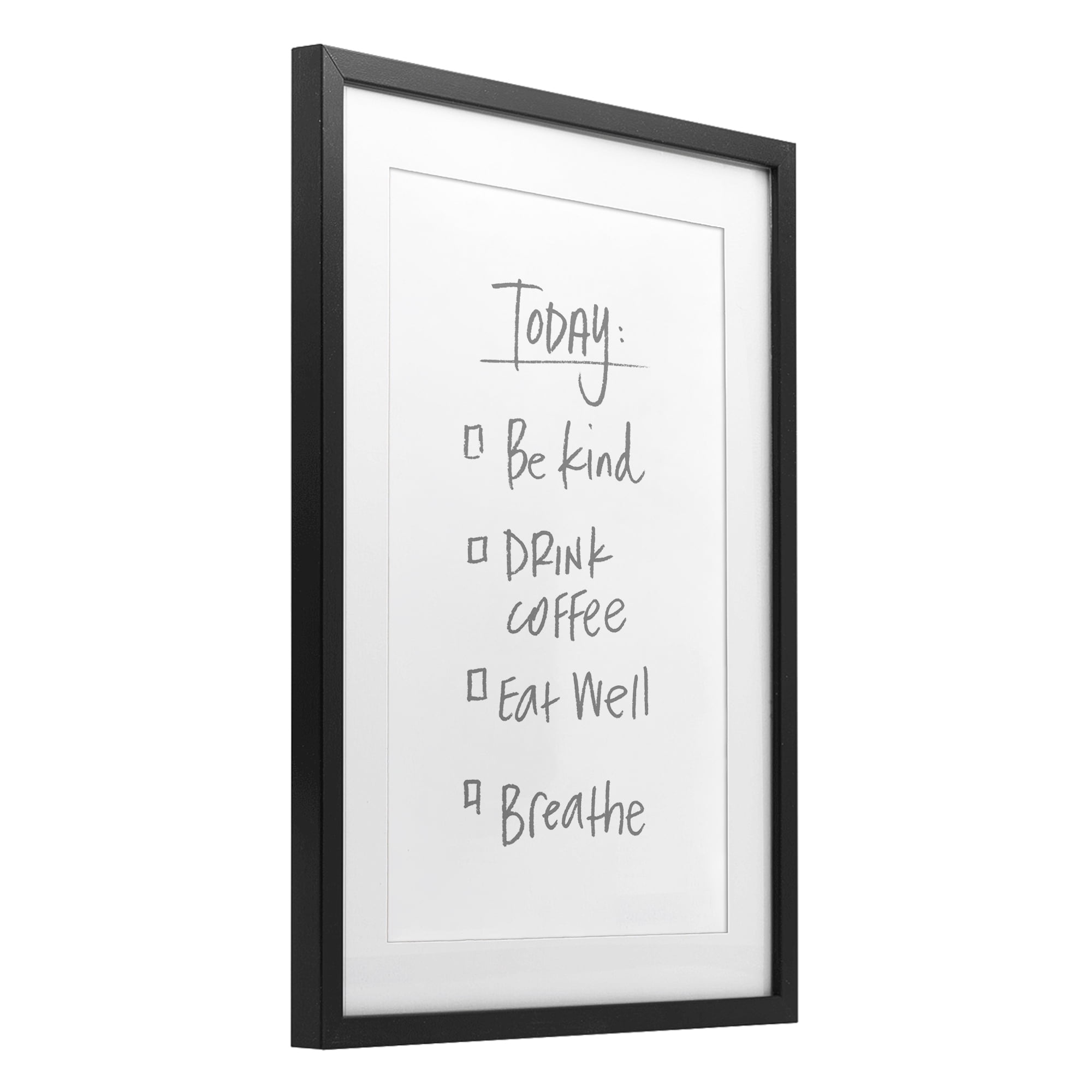 Stupell Industries Simple Today's Checklist Black Framed Print Under Glass, design by SD Graphics Studio