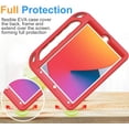 thumbnail image 6 of BMOUO Kids Case for New iPad 10.2 2021/2020/2019-iPad 9th/8th/7th Generation Case with Built-in Screen Protector,Shockproof Lightweight Handle Stand Kids Case for iPad 10.2" 2021/2020/2019 Latest-Red, 6 of 8