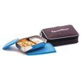 thumbnail image 2 of Stainless Steel Compact Small Steel Lunch Box With Bag - Blue, 150ml+550ml | Two Compartments With Airtight Lid - Leak Resistant, Microwave Safe, 2 of 4