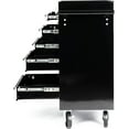 thumbnail image 3 of 7-Drawer Heavy-Duty Rolling Tool Chest Cabinet with Lock Mobile Cart for Garage & Workshop, Black, 3 of 6