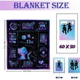 thumbnail image 4 of 12 Year Old Girl Birthday Gifts, 12th Birthday Gifts for Girls, Birthday Gifts for 12 Year Old Girls, Gifts for 12 Year Old Girls, 12th Birthday Decorations for Girls Throw Blanket 60"X50", 4 of 5