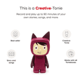 thumbnail image 4 of tonies Purple/Light Creative Audio Toy Figurine - Record and Upload up to 90 Minutes of Your Own Stories and Songs, Age Group 3+, 4 of 5