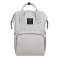 thumbnail image 2 of Bolso cambiador multifunción momia madre pañal bebé recién nacido gris Zulema Mochila del pañal de la madre, 2 of 8
