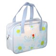 thumbnail image 1 of Bolsa de cosméticos cuadrada para mujeres Unique Bargains para vacaciones, camping, viajes y actividades al aire libre, color azul, PVC, 1 of 4