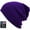 Purple, variant on Plain Skully High Quality Made in USA Winter Beanie Hat