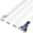 56.7in L x 0.94in W x 0.47in H, variant on Cord Hider, 56.7in Cable Hider Cord Covers for Wires on Wall Wire Hider Wire Covers for 2-3 Cords on Wall Easier Setup Cable Raceway Cable Management 4X L14.2 W0.94 H0.47in Black