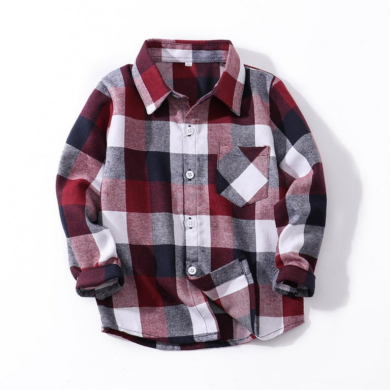 Boys fleece store lined shirt