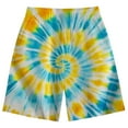 thumbnail image 3 of Tiijoy Little Boys Tie Dyed Outfits Casual Summer Short Sleeve T-Shirt Shorts Set, Sizes 5-6, 3 of 6