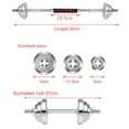 thumbnail image 3 of Dumbbells Barbell Set 30KG Dumbbells Bar Set for Bicep Tricep Chest Weight Lifting Training Exercise Sets With Safety and Non-slip Nuts, 3 of 8