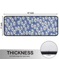 thumbnail image 5 of Kitchen Rugs Sets Of 2,Blue Daisy Flower Pattern Anti Fatigue Kitchen Mat Rugs Non Slip Washable,Decorative Kitchen Floor Mats for Kitchen,Sink,Laundry,17"x47"+17"x47", 5 of 5