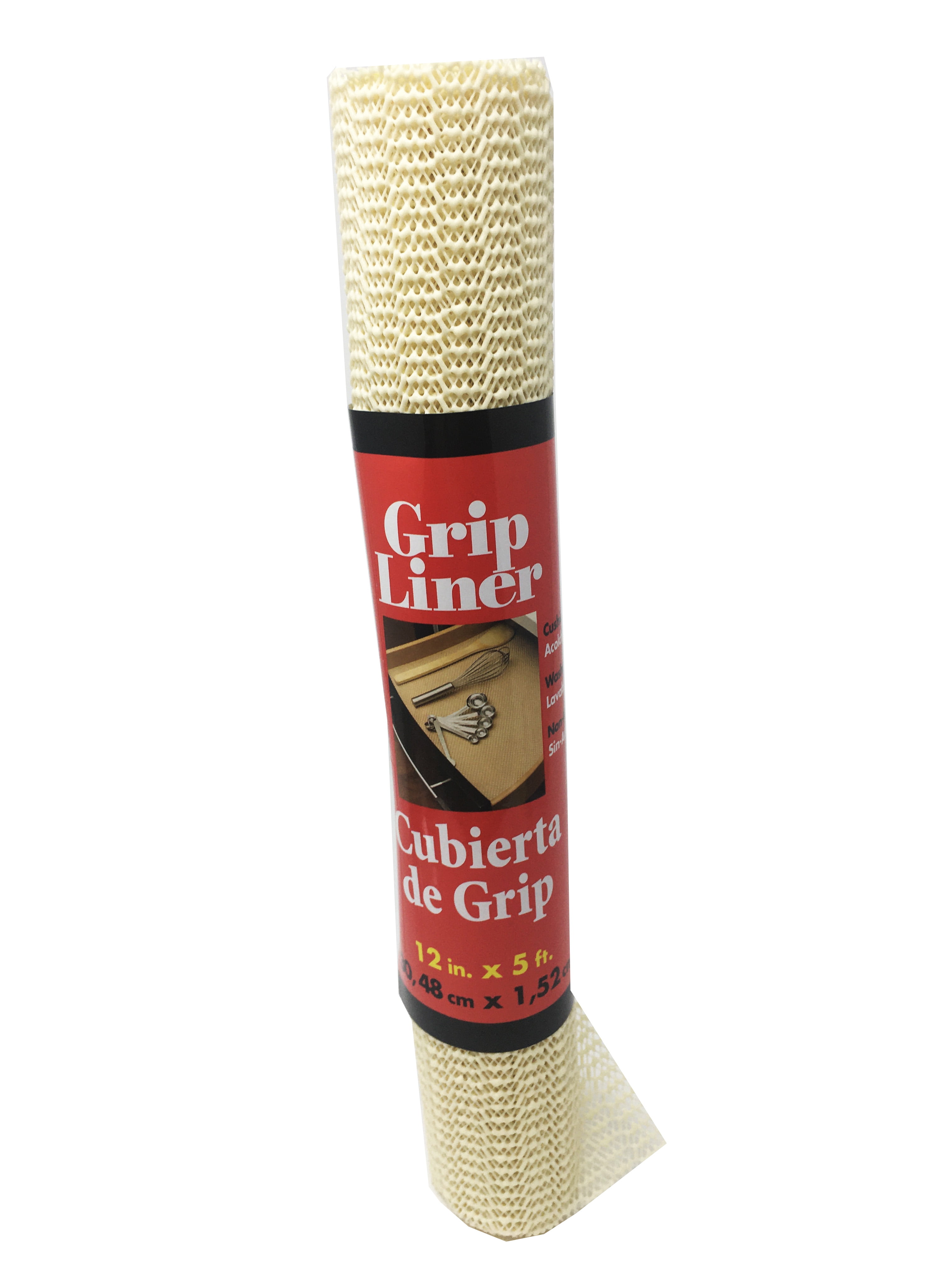 Grip Liner 12 in / 5 ft Beige for Drawers, Shelves, Cabinets, Storage ...