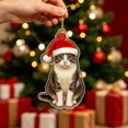 thumbnail image 4 of Dalxymotic Christmas Pet Acrylic Pendant, Christmas Acrylic Hanging Ornaments, Flat Printed Pet Pendant, Cute Ornament, Christmas Tree Decoration for Home, Mantel, Bookshelf, Desk, 4 of 8