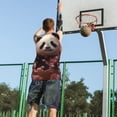 thumbnail image 5 of Sikiie Cute Cloud Panda Basketball Jersey Reversible Men's Mesh Athletic Sports Shirts Training Practice S-4XLX-Large, 5 of 6
