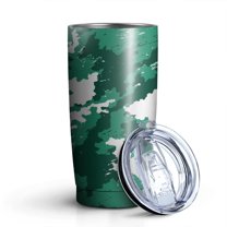 Camouflage 20oz Coffee Tavel Tumblers, Stainless Steel Mobile Tumbler, Vacuum Insulated Coffee Mug with Lid, Spill-Proof Travel Cup for Hot & Cold Drinks