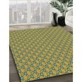 thumbnail image 3 of Ahgly Company Machine Washable Indoor Square Transitional Antique Bronze Green Area Rugs, 3' Square, 3 of 7