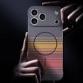 thumbnail image 3 of ELEHOLD Case for iPhone 17 Pro Max, Slim Magnetic Leather Phone Case,Shockproof PC Frameless Ultra-Thin Cover,Gold, 3 of 8