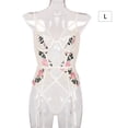 thumbnail image 1 of Mono Sexy Bordado Flor Body Hollow Lace Lencería Ropa de dormir, L Scienceny XX000117-03, 1 of 7