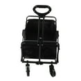 thumbnail image 3 of Carro plegable Nikou carrito utilitario plegable 150 kg ruedas de goma 5 pulgadas color negro, 3 of 15