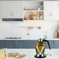 thumbnail image 3 of Glass Oil Bottle With Stainless Steel Leak Proof Kitchen Condiment Dispenser For Soy Vinegar And More, 3 of 6