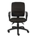 thumbnail image 3 of Kingfisher Lane Crepe Fabric Multi Function Task Office Chair in Black, 3 of 4