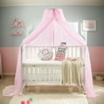 thumbnail image 6 of Pink Breathable Crib Bed Mosquito Net Bed Canopy, 6 of 7