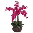 thumbnail image 1 of Phalaenopsis with Decorative Vase Silk Flower Arrangement, 1 of 1