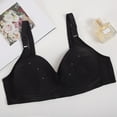 thumbnail image 2 of High Impact Sports Bras for Women Wireless Push-Up Seamless Bra Solid Print Black 46, 2 of 3