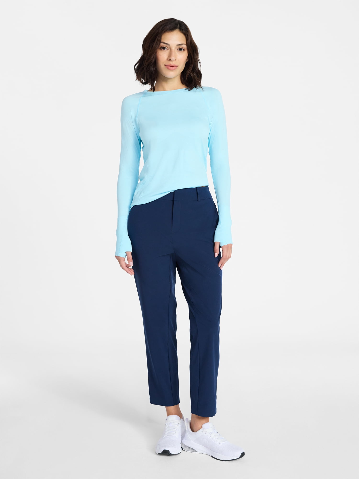 Avia Women's Seamless Tee with Long Sleeves, Sizes XS-XXXL