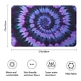 thumbnail image 3 of Blue Purple Tie Dye Pattern Bathroom Rugs Mat,Non Slip Microfiber Bathroom Rug,Rubber Backing,Soft Bathroom Mats for Bathroom Floor,Tub and Shower,17x27in(43x68cm), 3 of 3